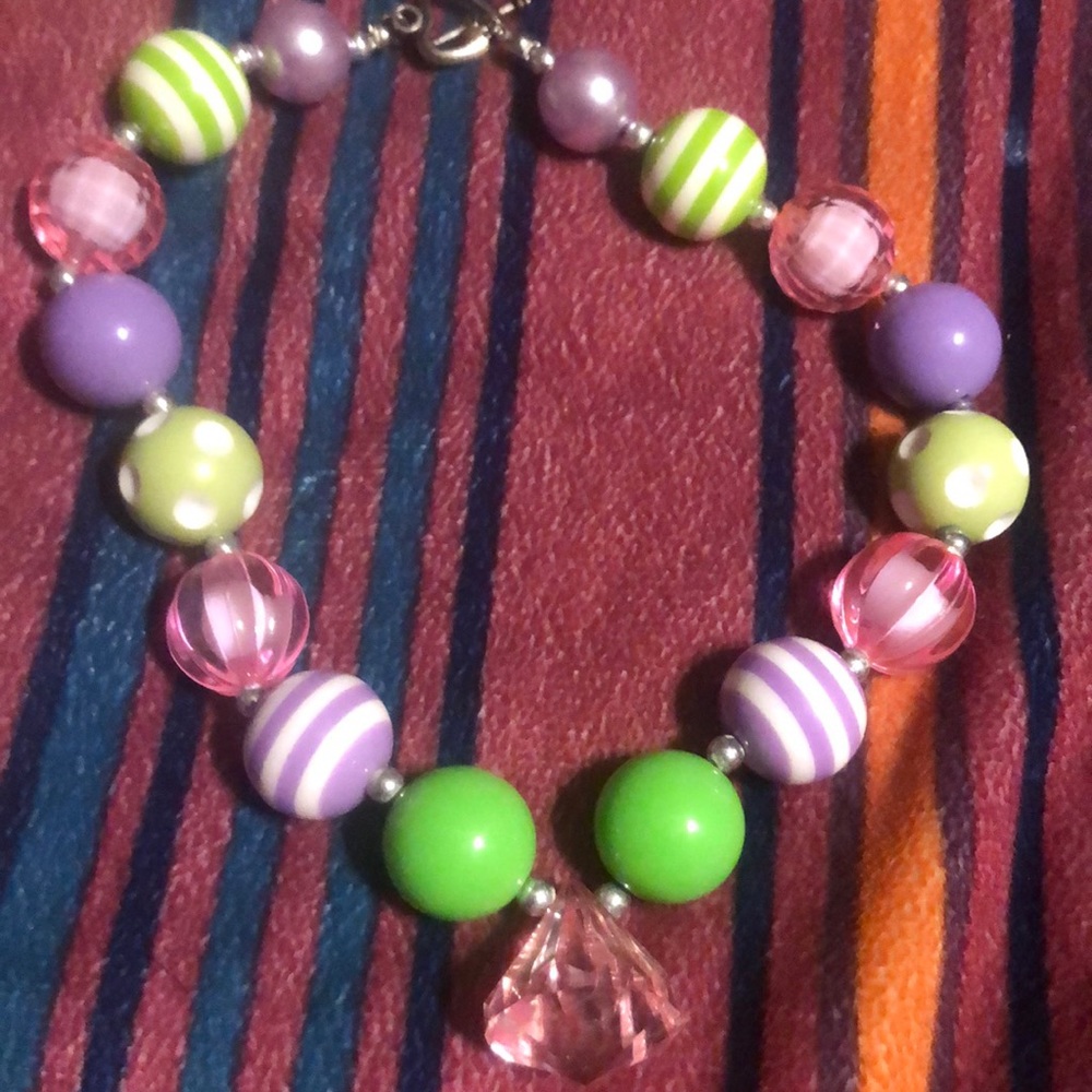 baby’s bubble gum necklace